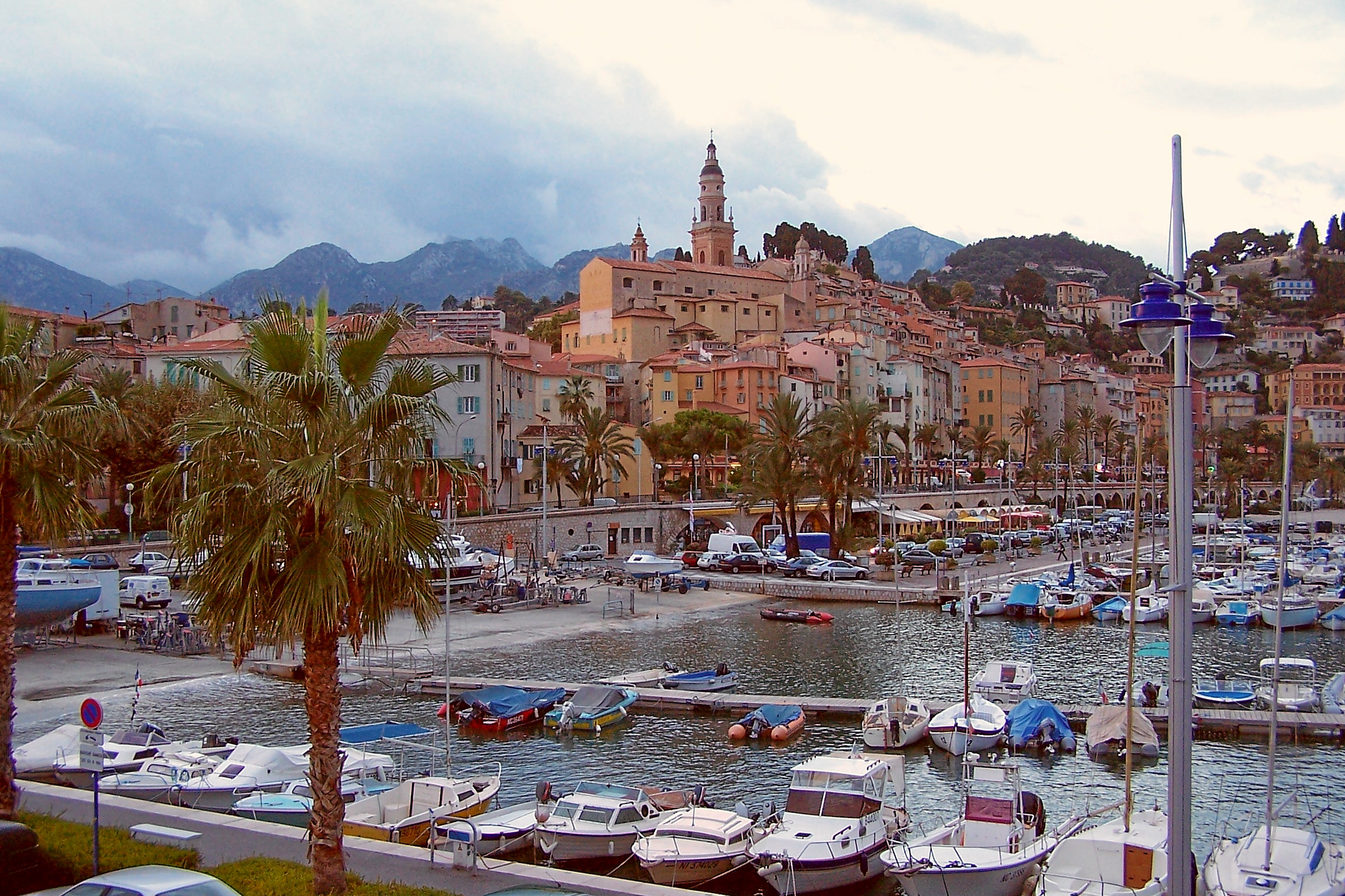 Menton harbour